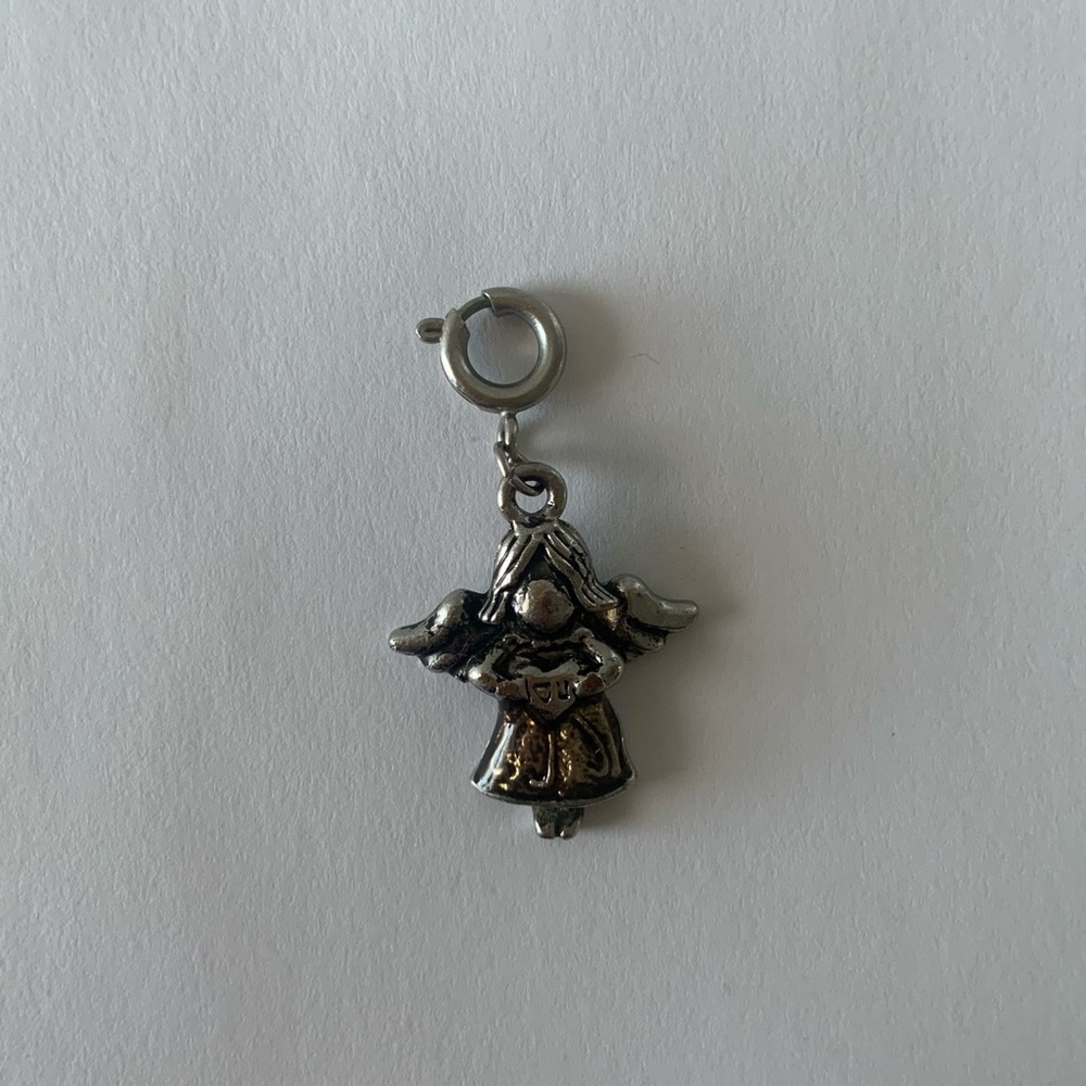 Silver Love Angel Guardian Charm Bracelet Charm